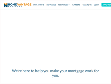 Tablet Screenshot of homevantage.com